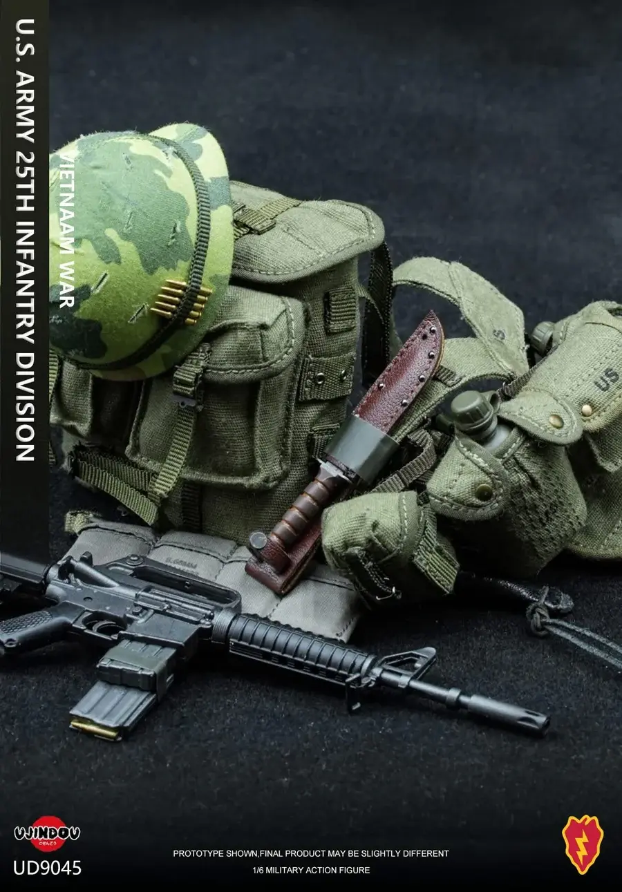 Фигурка Солдат 25-я пехотная дивизия США война во Вьетнаме масштаб 1/6 Ujindou