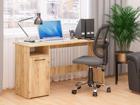 Стол письменный Фронда-7 крафт золотой