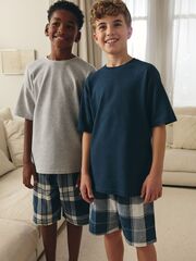 Пижама для мальчика Next 191-219, 2 шт., Синий, Серый