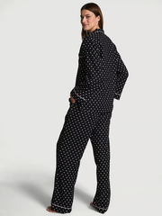 ФЛАНЕЛЕВАЯ ПИЖАМА С БРЮКАМИ