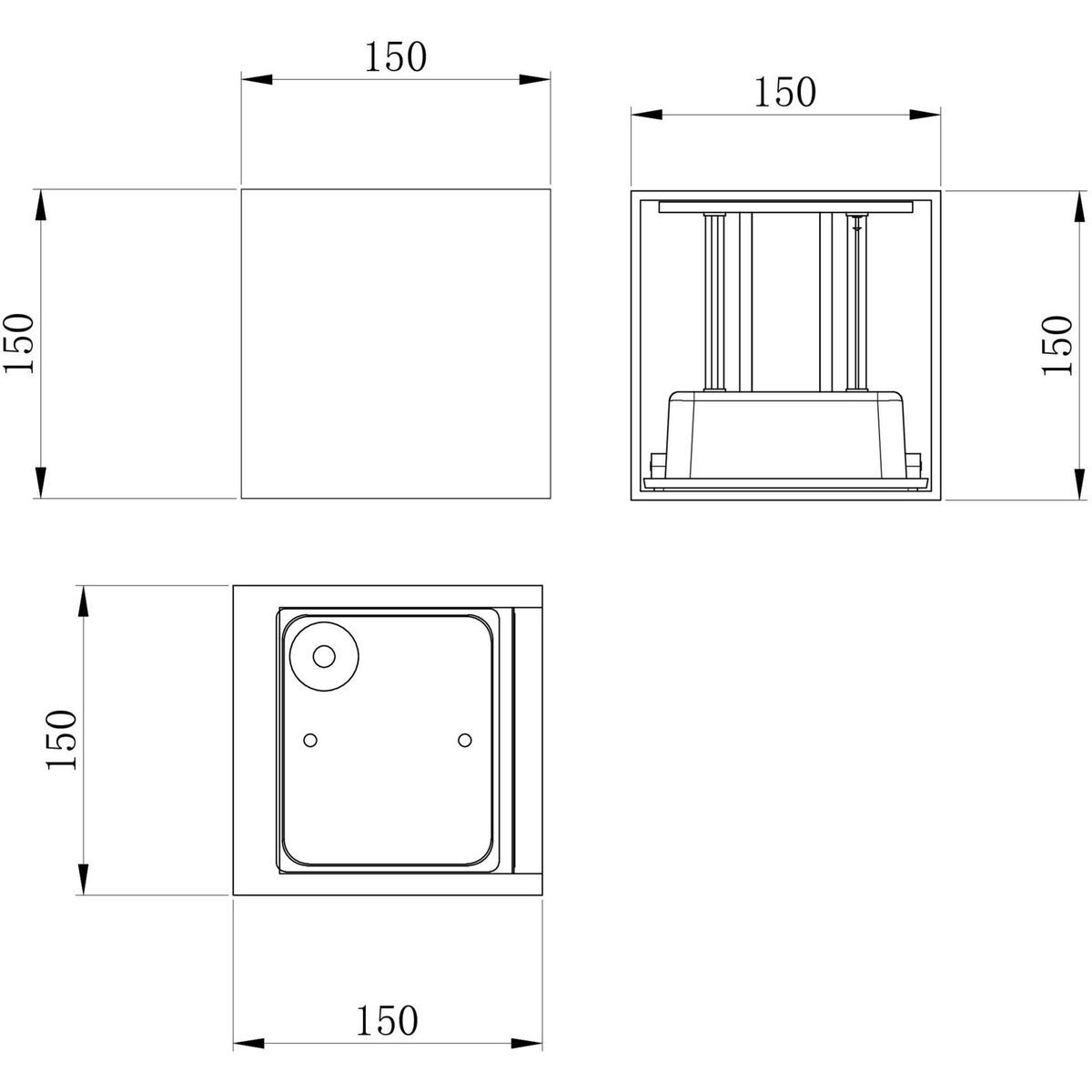 Уличный настенный светодиодный светильник Maytoni Fulton O572WL-L20GR3K
