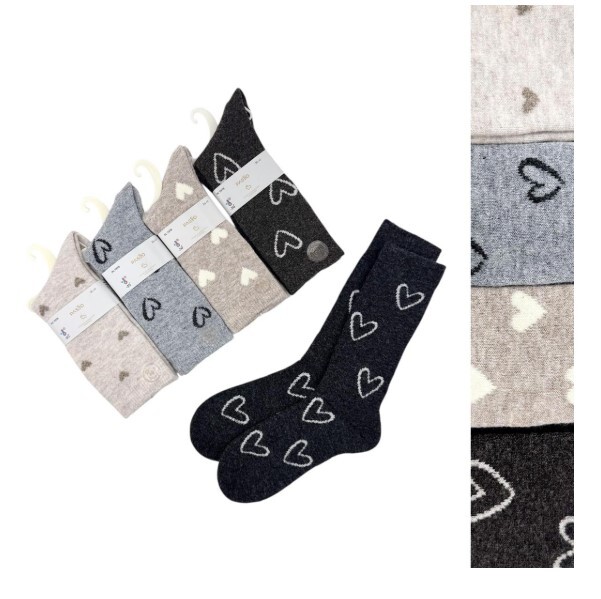 Носочки Passo Кашемир 36-41 Сердце