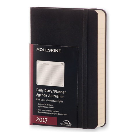Ежедневник Moleskine Classic Daily Pocket, цвет черный