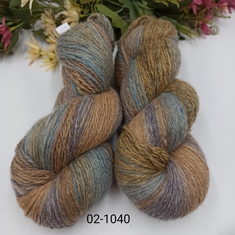 Дундага 6/2 шерсть секционного окрашивания 02-1040