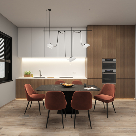 Трековый светильник Denkirs Belty Smart Flow DK5660-WH+BK