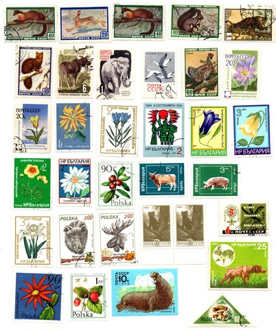 Набор марок Флора фауна 33 шт. Польша Болгария СССР XF
