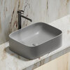 Ceramica Nova Element CN6052MSG Умывальник чаша накладная прямоугольная, 50.5x38, цвет: серый матовый