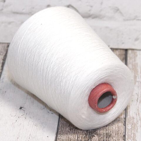 Хлопок с кашемиром (15%) IAFIL SEACASHMERE 2/48 белый молочный