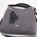 Сумка Саломея 264 македония серый+черный
