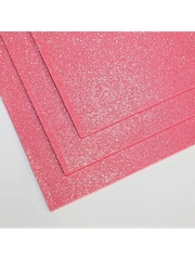 Фоамиран мерцающий клубничное суфле 1,5мм, 60x70см (3шт)