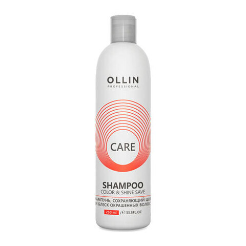 OLLIN Care Color & Shine Save Shampoo - Шампунь, сохраняющий цвет и блеск окрашенных волос