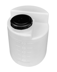 Емкость дозировочная Политим 60 л. вертикальный (460x460x585см;белый) - арт.560693