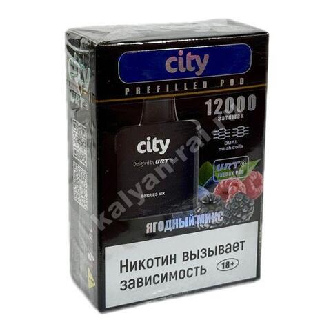 Картридж City Energy Pro URT - Ягодный Микс 12000 затяжек