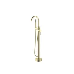 Aquatek AQ1345BG AQ1345BG ЕВРОПА смеситель для ванны напольный, шлиф. золото фото