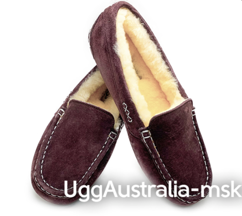 UGG MOCCASINS ANSLEY CHOCOLATE