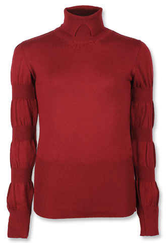 Бордовая водолазка для девочки REMIX