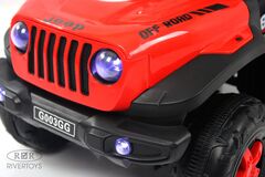 Толокар-электромобиль Jeep G003GG с родительской ручкой и пультом