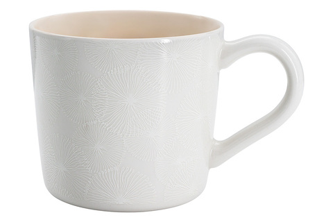 Кружка 450мл Home&Style Frost бежевая