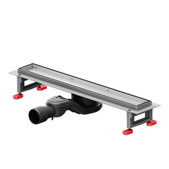 Am.Pm W01SC-U11-050-04SB MasterFlow Трап для душа линейный универс затвор Tile 50см цвет сталь мат фото
