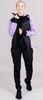 Премиальный костюм для лыж и зимнего бега Nordski Hybrid Hood Orchid/Black женский