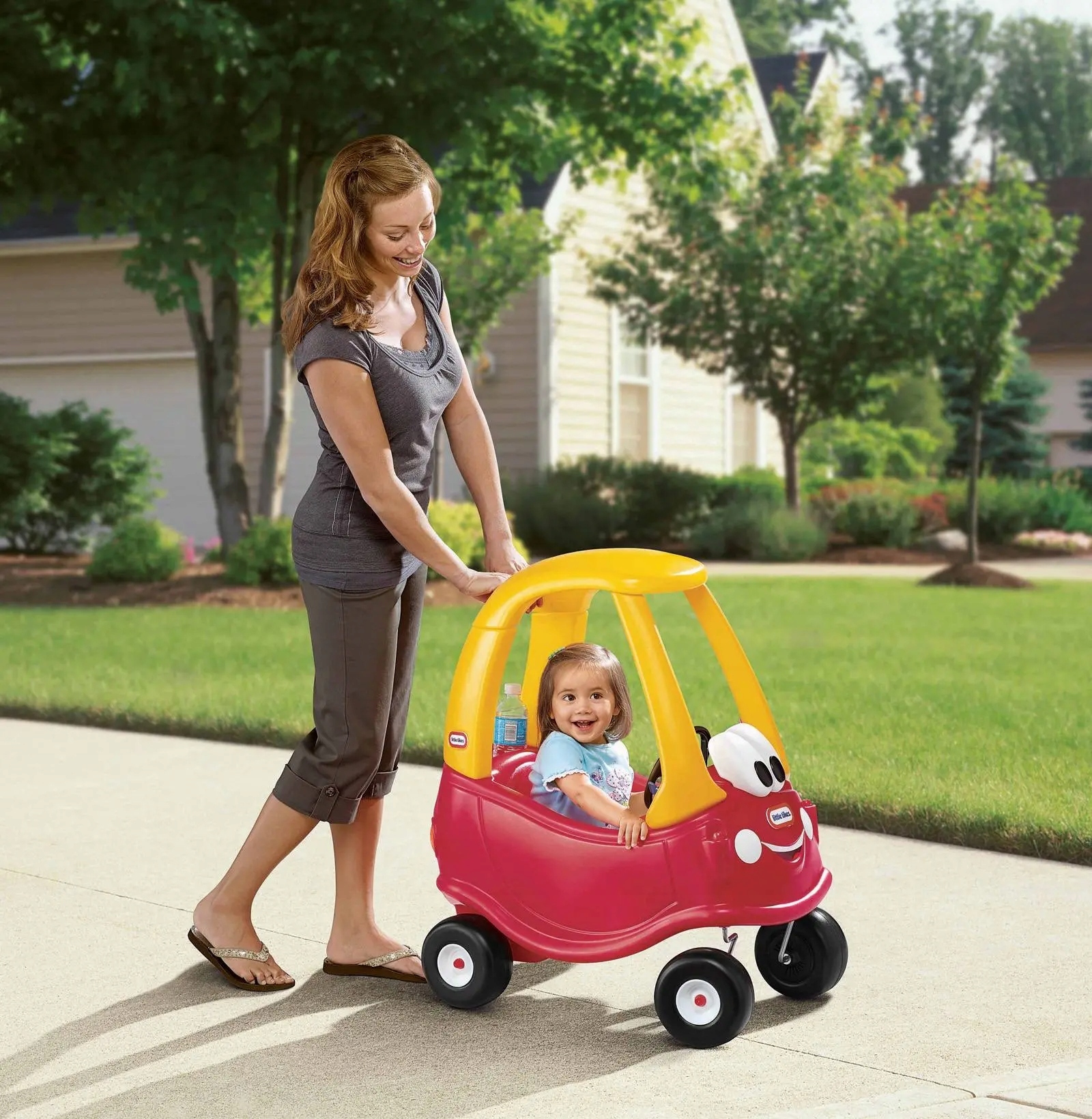 Little Tikes Cozy Coupe Машинка красная Красная 612060/ детский транспорт/ машина для детей купить в Москве | Доставка по России.