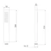 Abber AF0050G Душевая лейка, цвет: золото