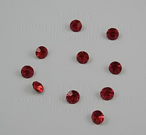 Стразы ювелирные (цвет - красный) 4,6 мм, 10 шт ()
