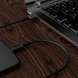 Кабель USB - Lightning 2,4А Borofone BX1 1м (100 см) (Черный)