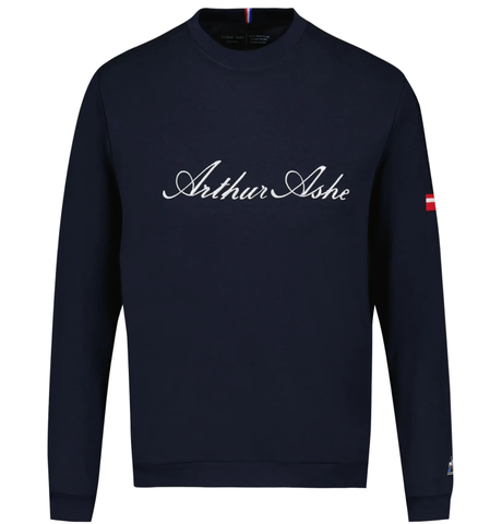 Куртка теннисная Le Coq Heritage Crew Sweat No.1 FW22 - sky captain