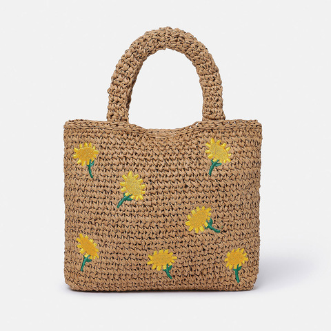 Сумка Stella McCartney Kids Sunflower Raffia