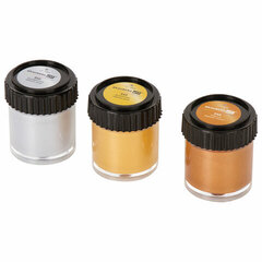 Краски акриловые художественные BRAUBERG ART CLASSIC, набор 3шт, МЕТАЛЛИК, в банках 22мл