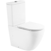 BelBagno BB2141CPR/BB870SC Унитаз-компакт безободковый BelBagno SFERA-R BB2141CPR/BB870SC