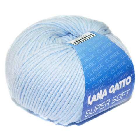 Пряжа Lana Gatto Supersoft 12260 нежно-голубой