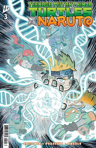 Teenage Mutant Ninja Turtles x Naruto #3 (Cover C) 