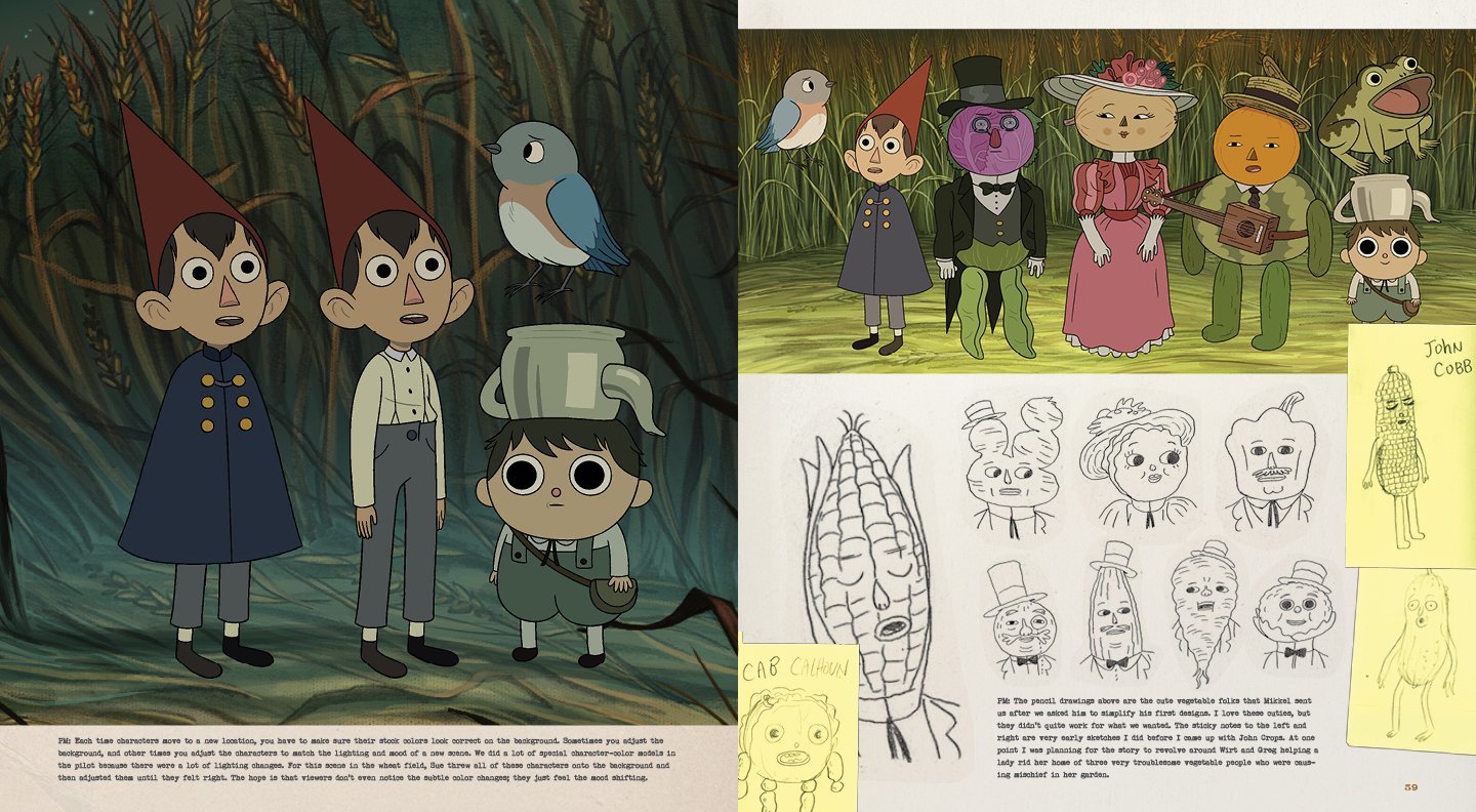 書 ART OF OVER THE GARDEN WALL Art of Over the Garden Wall - Walmart.com