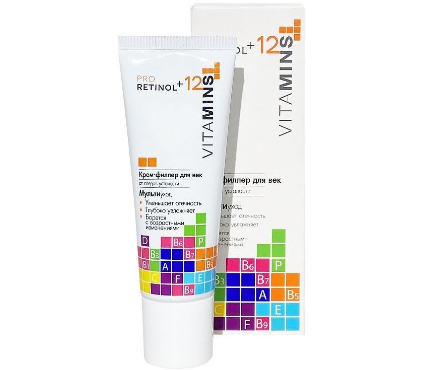 MODUM PRO RETINOL + 12 VITAMINS Крем-филлер для век, 25г