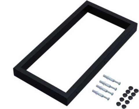 Aquanet Кронштейн Магнум 450х230х40 (1 шт.) цв. черный матовый (316659)