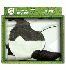 Набор из 2-х предм.(шапка Викинг, рукавица)