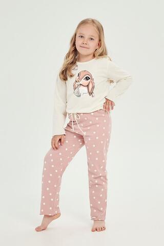 Пижама для девочек со штанами TARO 3038/3039 AW23/24 BUNNY