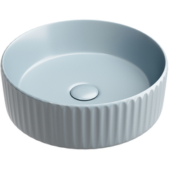 Ceramica Nova Element CN6057MHL Умывальник чаша накладная круглая 360*360*115мм (цвет Серо-Голубой Матовый) фото