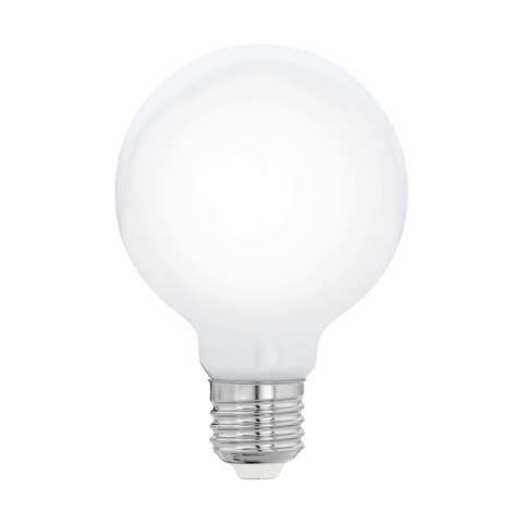 Лампа  LED филаментная из опалового стекла  Eglo MILKY LM-LED-E27 8W 1055Lm 2700K G80 11766