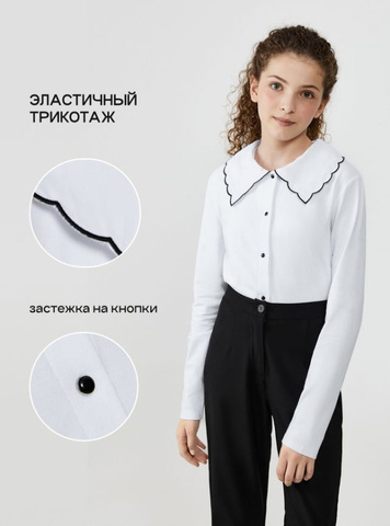 20260260005, Блузка жен. Rakel_teen белый