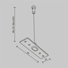 Комплектующие для накладной трековой системы Maytoni Accessories for tracks exility TRA034SW-2W
