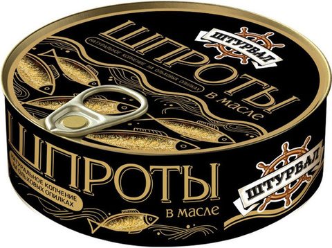 Шпроты Штурвал в масле 240гр