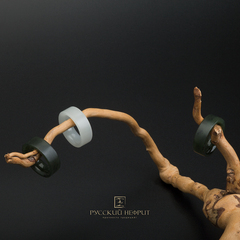 Кольцо из темно-зеленого нефрита матовое.