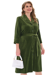 4006 Халат на пуговицах