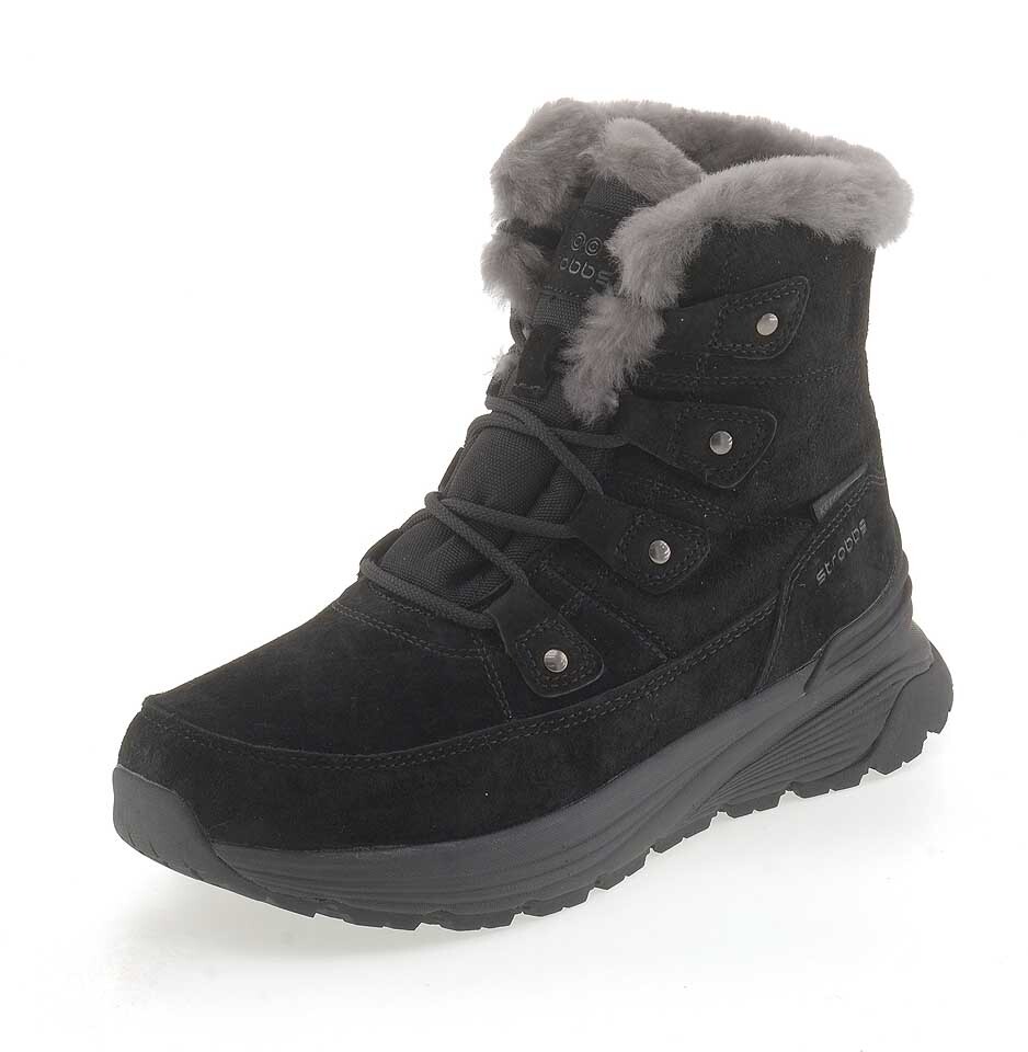 Ботинки женские STROBBS F8487-3 черные