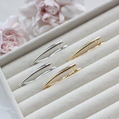 Швензы удлинённые 36*4 мм с английским замком, родий, Ш126