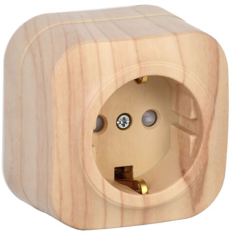 GLORY Роз. с з/к/ш о/у 16А РСш20-3-ХС сосна IEK