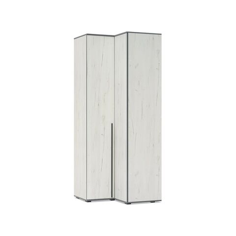 Норд Шкаф угловой (Дуб Крафт Белый, Дуб Крафт Белый)